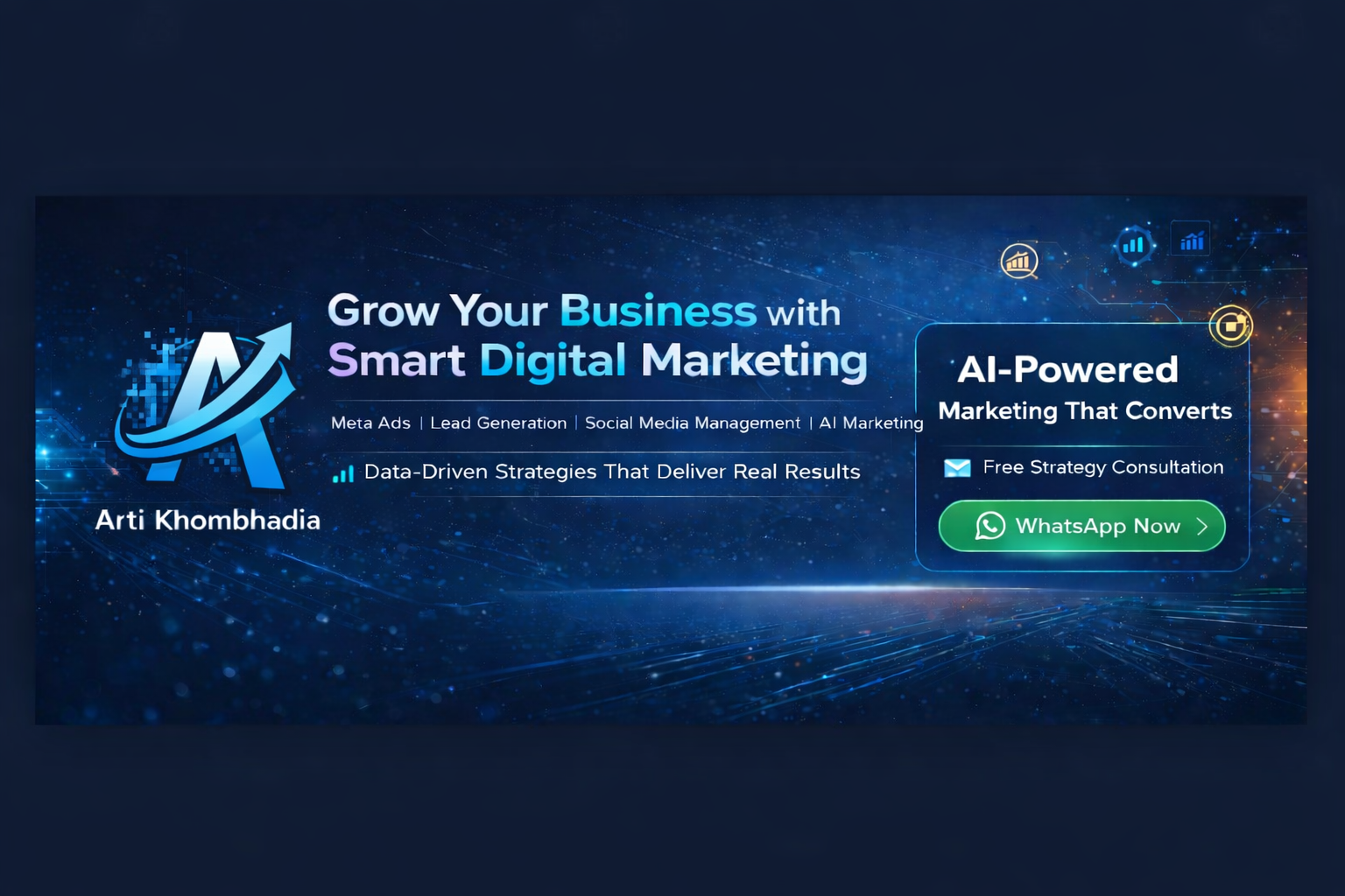 Arti Khombhadia - Digital Marketing Consultant In Ahmedabad